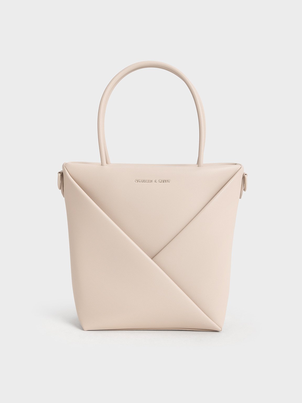 Charles & Keith - Midori Geometric Elongated Tote Bag