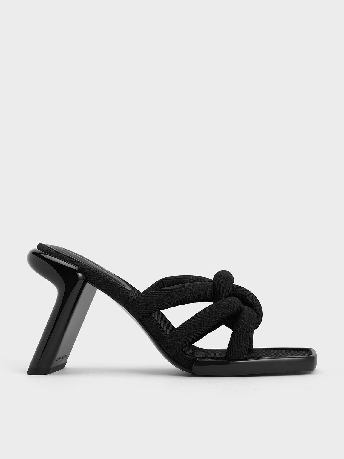 Charles & Keith - Toni Knotted Puffy-Strap Mules