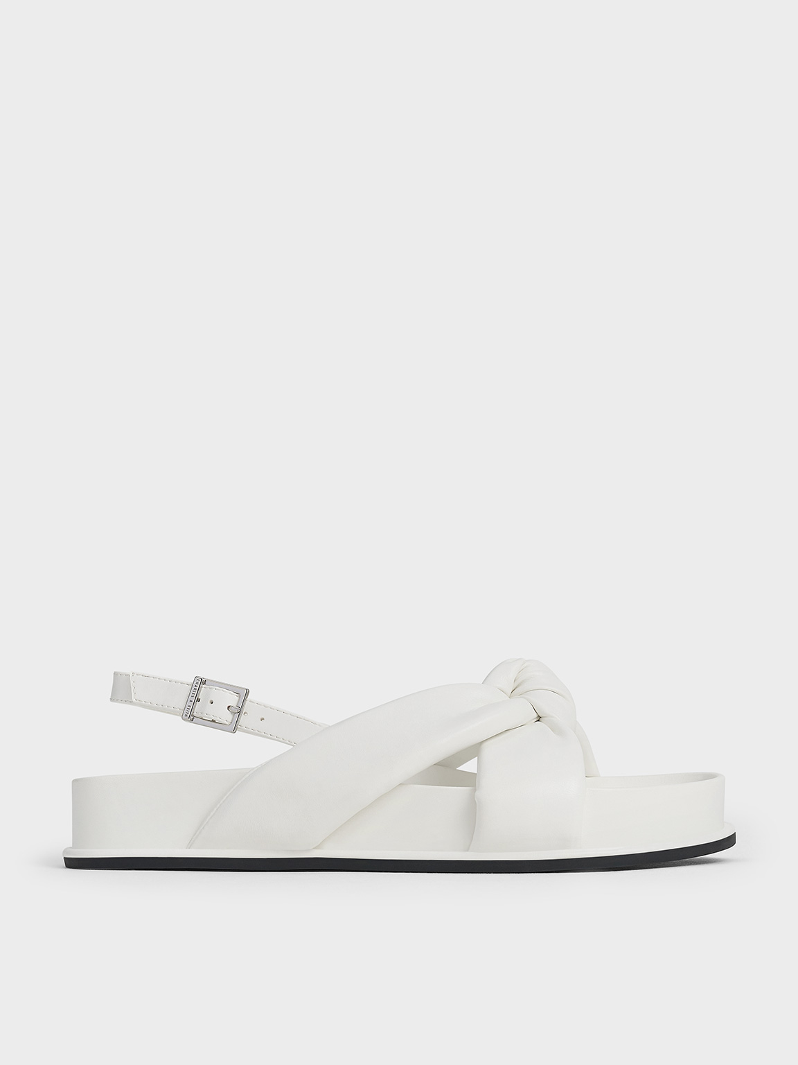 Charles & Keith - Rosetta Knotted Puffy Sandals