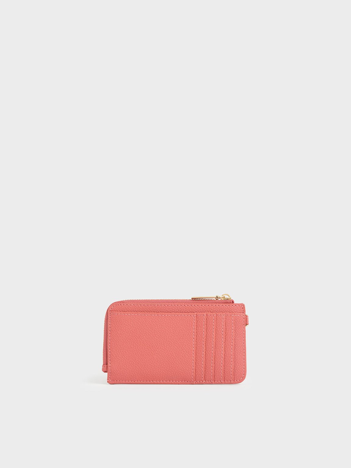 

Multi-Slot Wristlet Card Holder, Coral