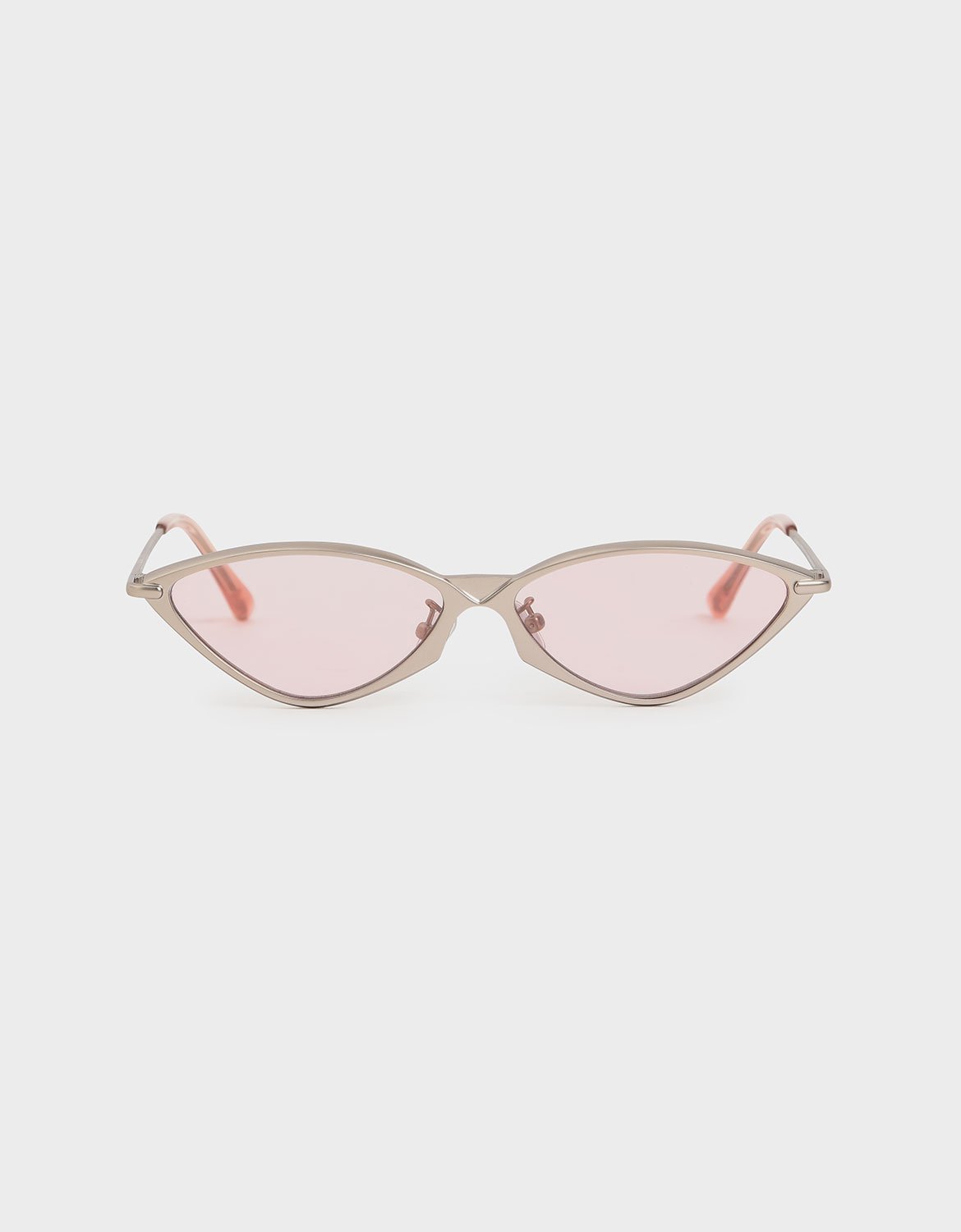 

Metal Frame Cat-Eye Sunglasses