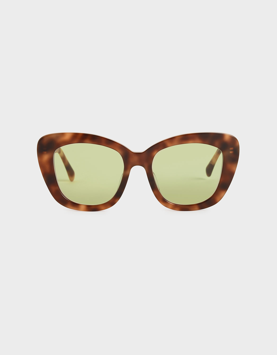 

Tortoiseshell Acetate Butterfly Sunglasses, T. shell