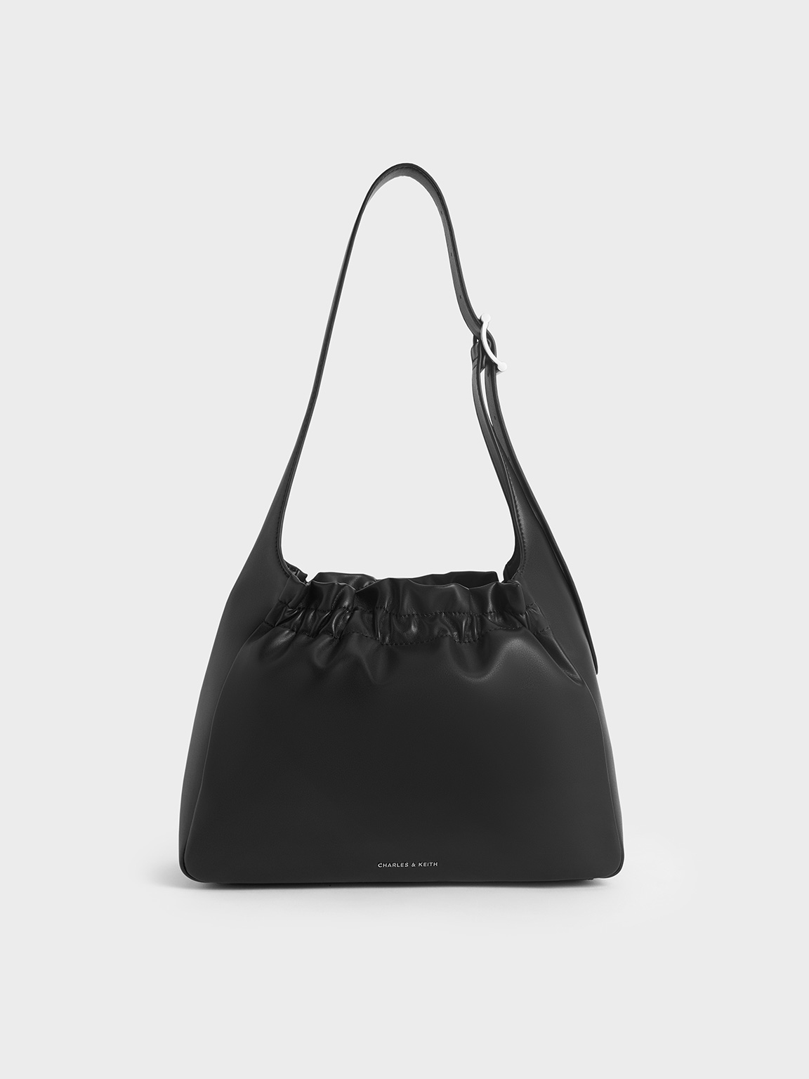 Charles & Keith - Brigette Ruched Shoulder Bag