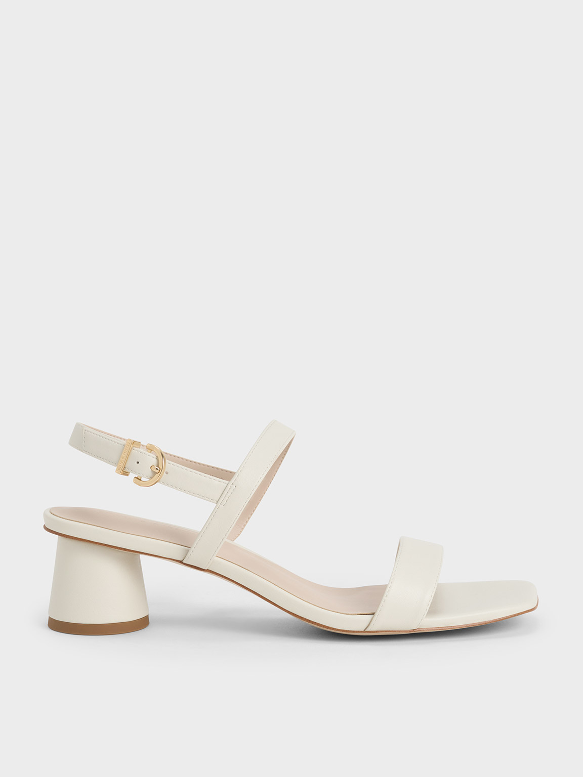 Charles & Keith - Cylindrical Heel Back Strap Sandals