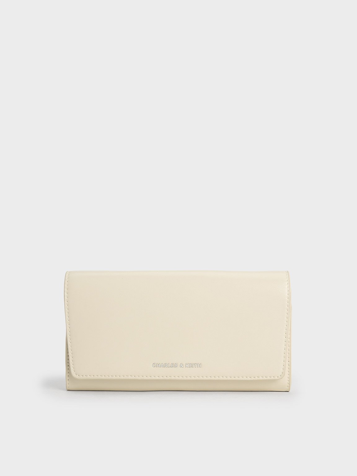 Beige Irie Long Wallet - CHARLES & KEITH UK