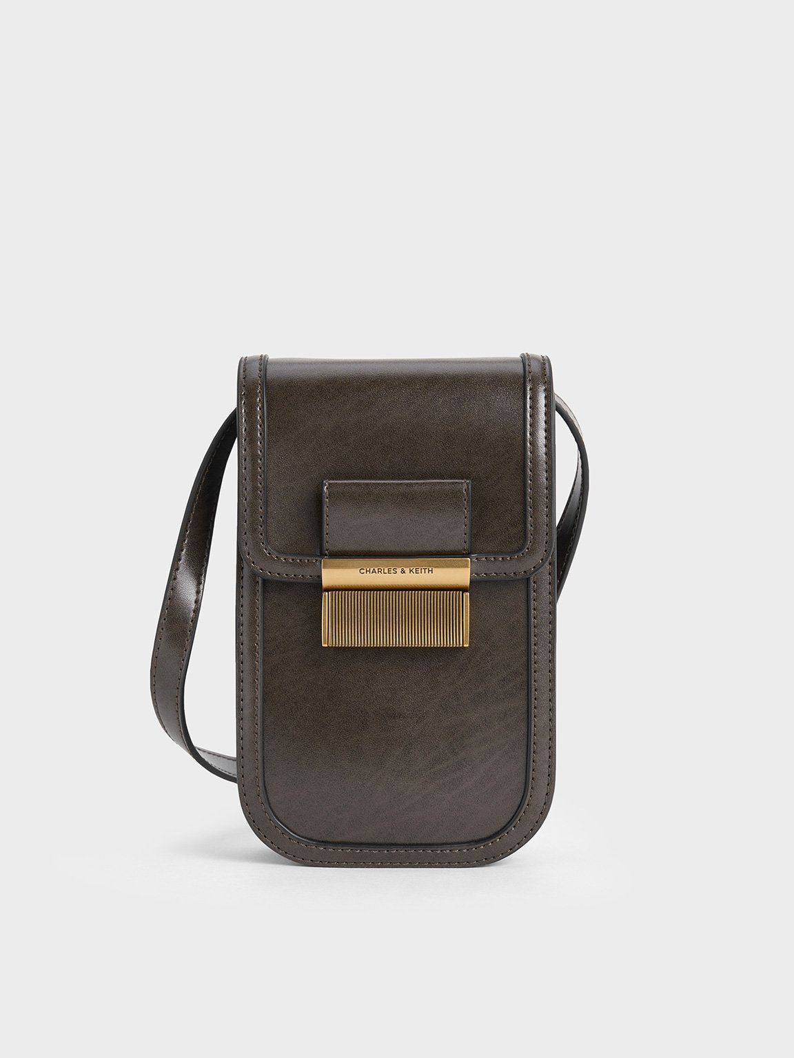 Charles & Keith - Mini Charlot Elongated Crossbody Bag