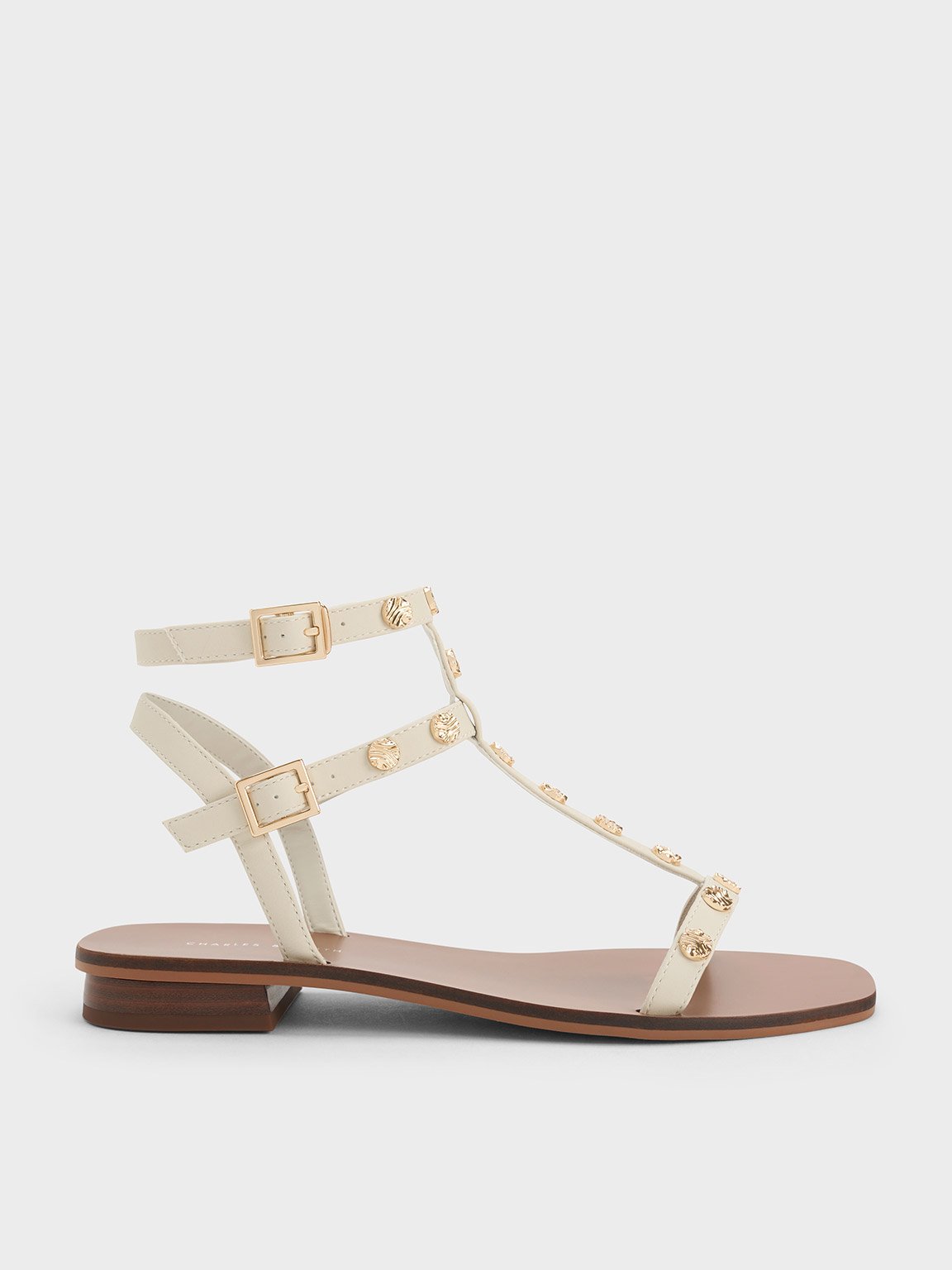 Charles & Keith - Studded Gladiator Sandals