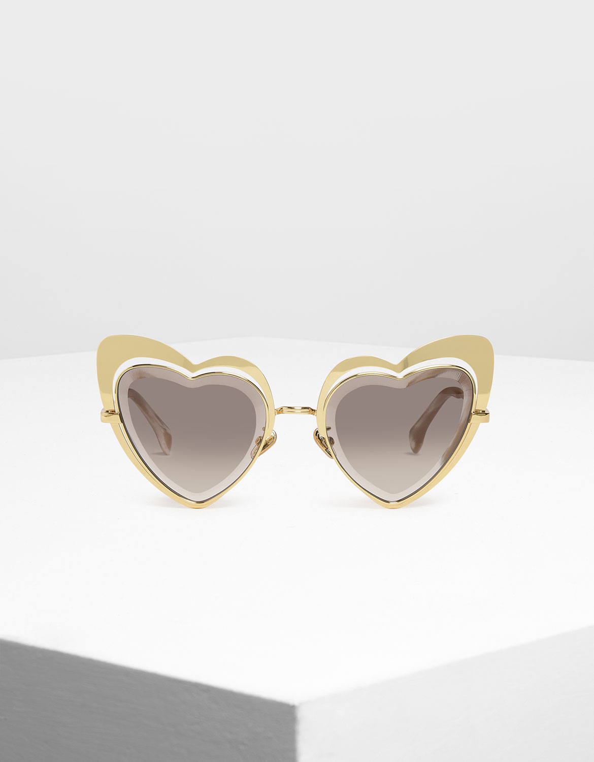 

Heart-Shaped Sunglasses, Gold