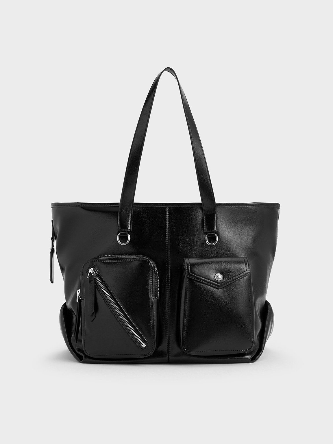 Charles & Keith - Thora Multi-Pocket Tote Bag