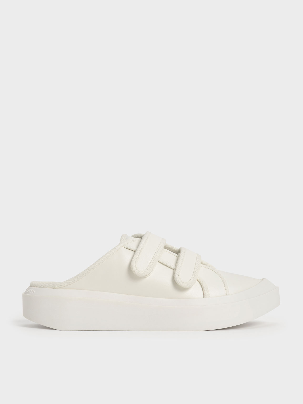 

Velcro Sneaker Mules, Chalk