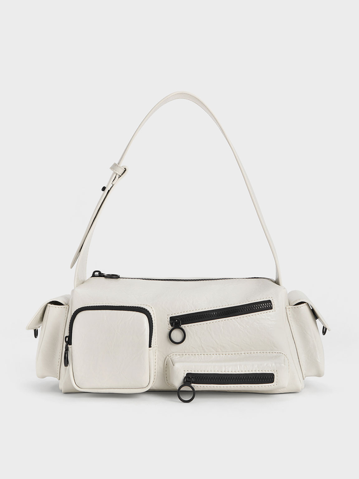 Charles & Keith - Mathilda Multi-Pocket Shoulder Bag