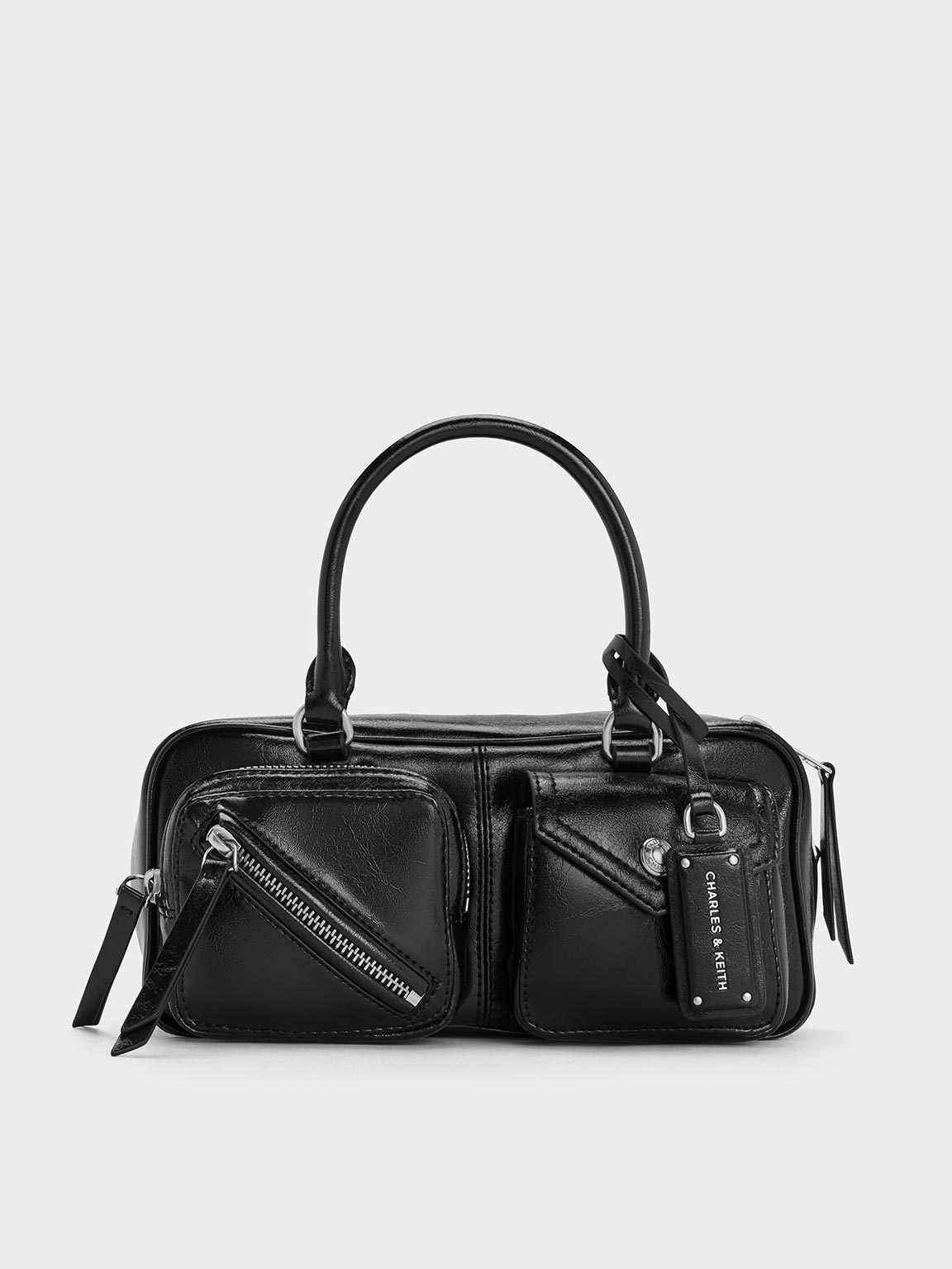 Charles & Keith - Thora Multi-Pocket Bowling Bag