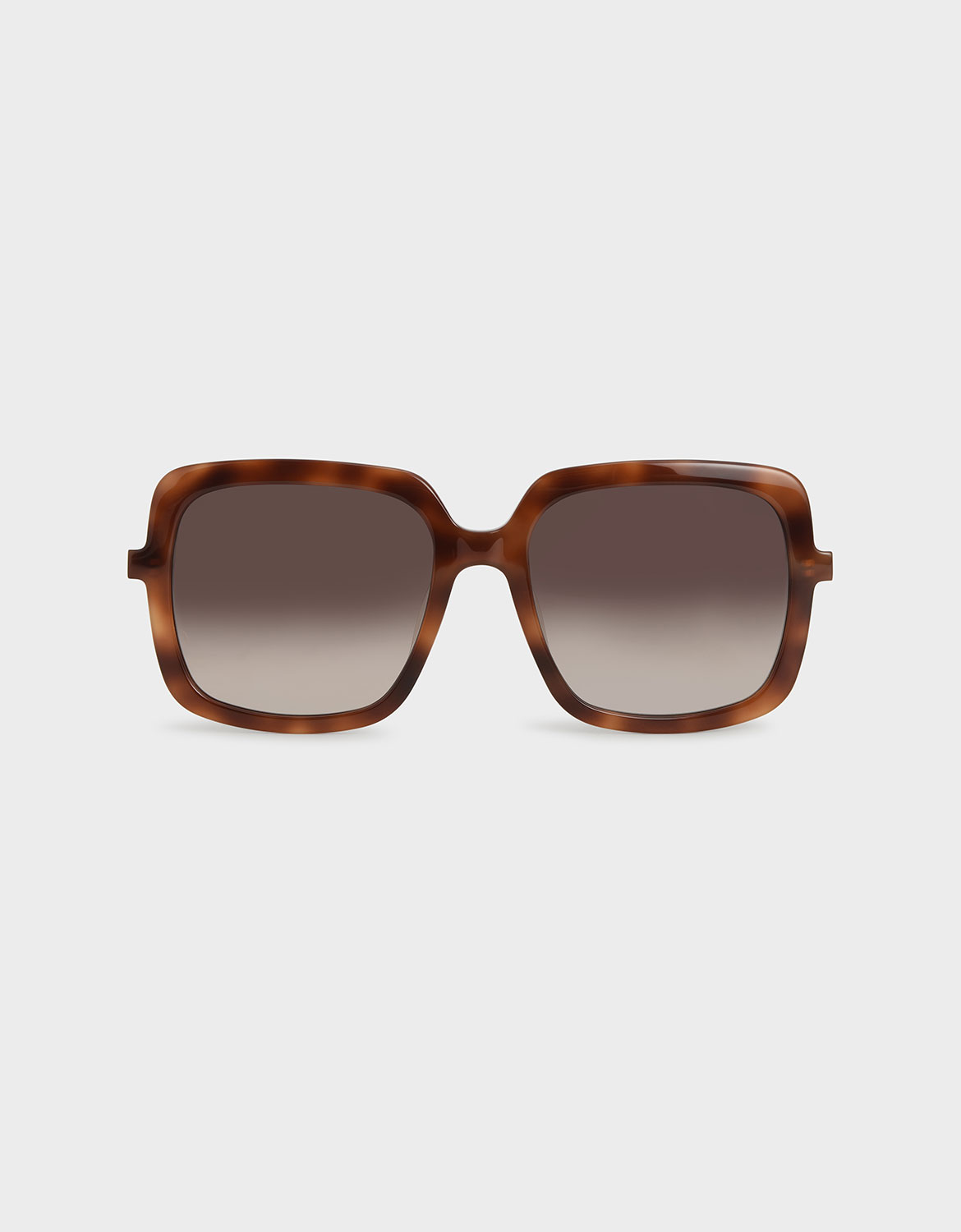 

Square Acetate Tortoiseshell Sunglasses, T. shell