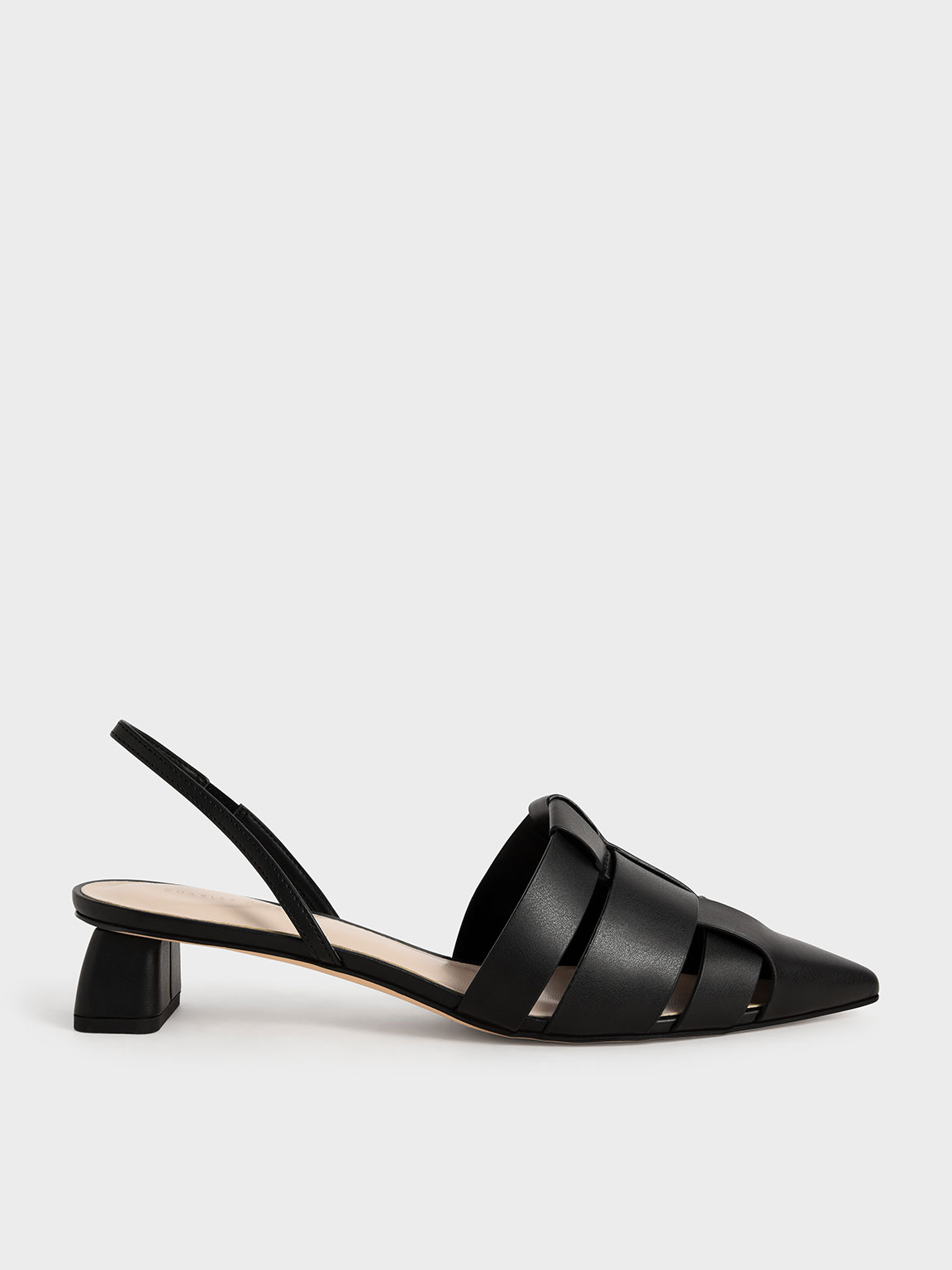 Charles & Keith - Woven Slingback Pumps