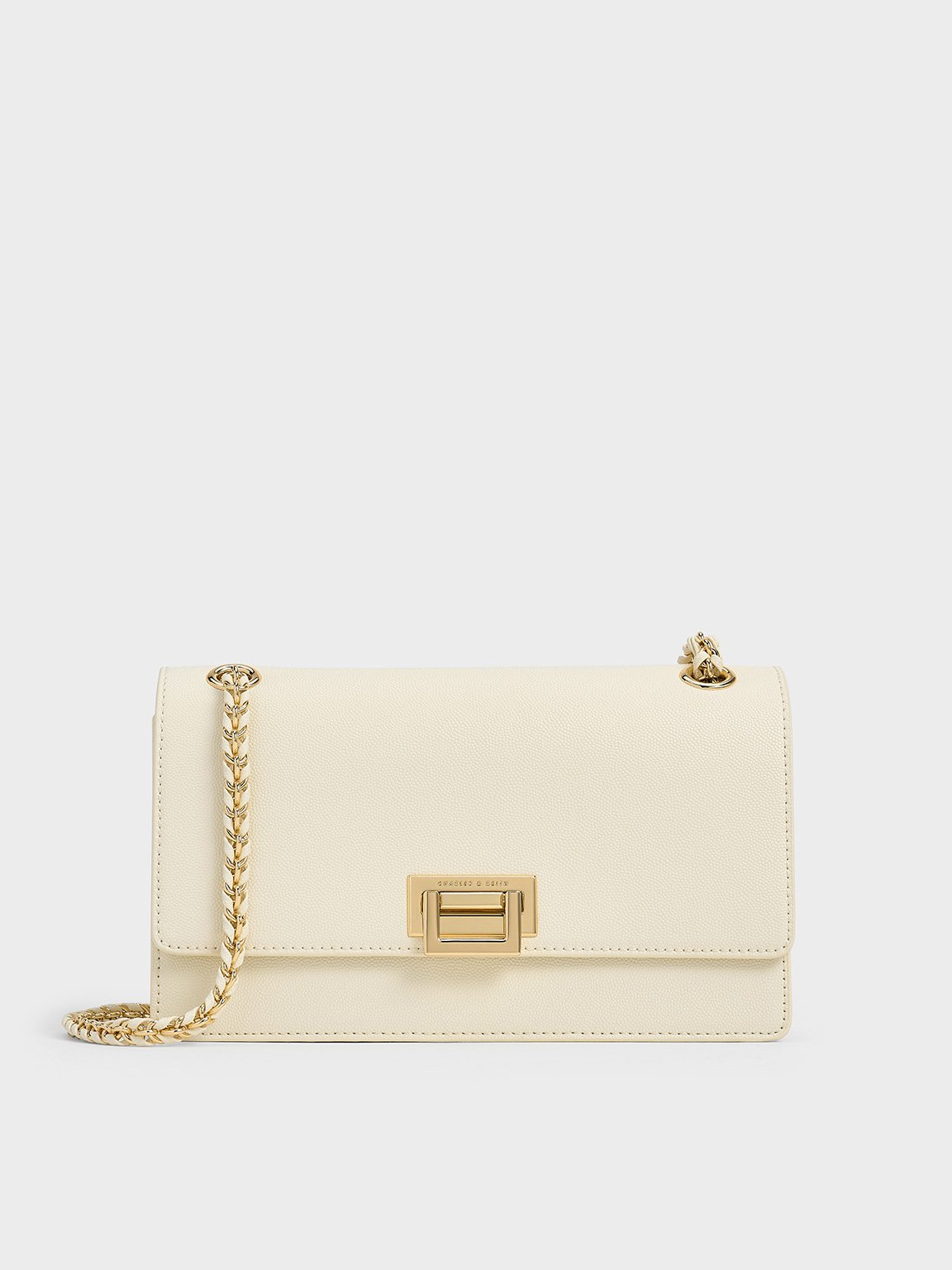 Charles & Keith - Everline Braided-Strap Shoulder Bag