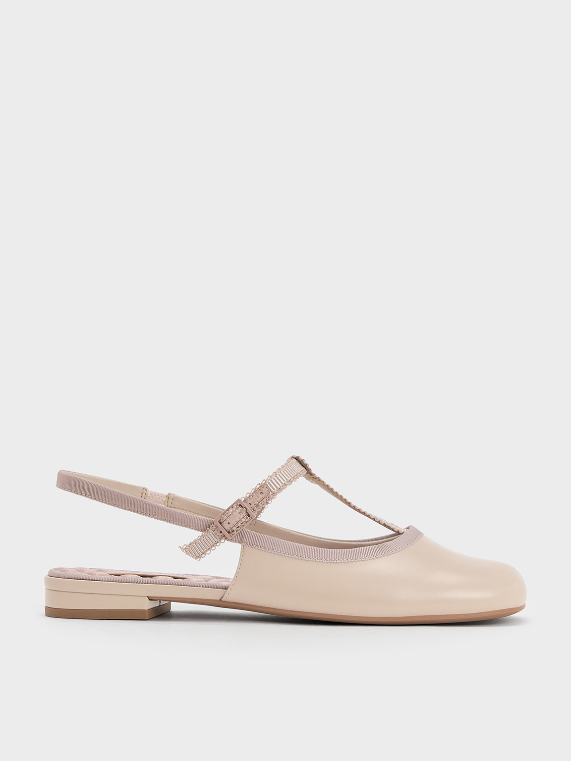 Charles & Keith - T-Bar Mary Jane Slingback Flats