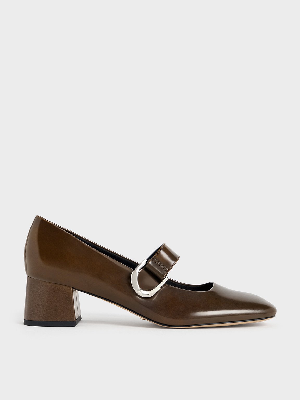 Charles & Keith - Gabine Leather Mary Jane Pumps