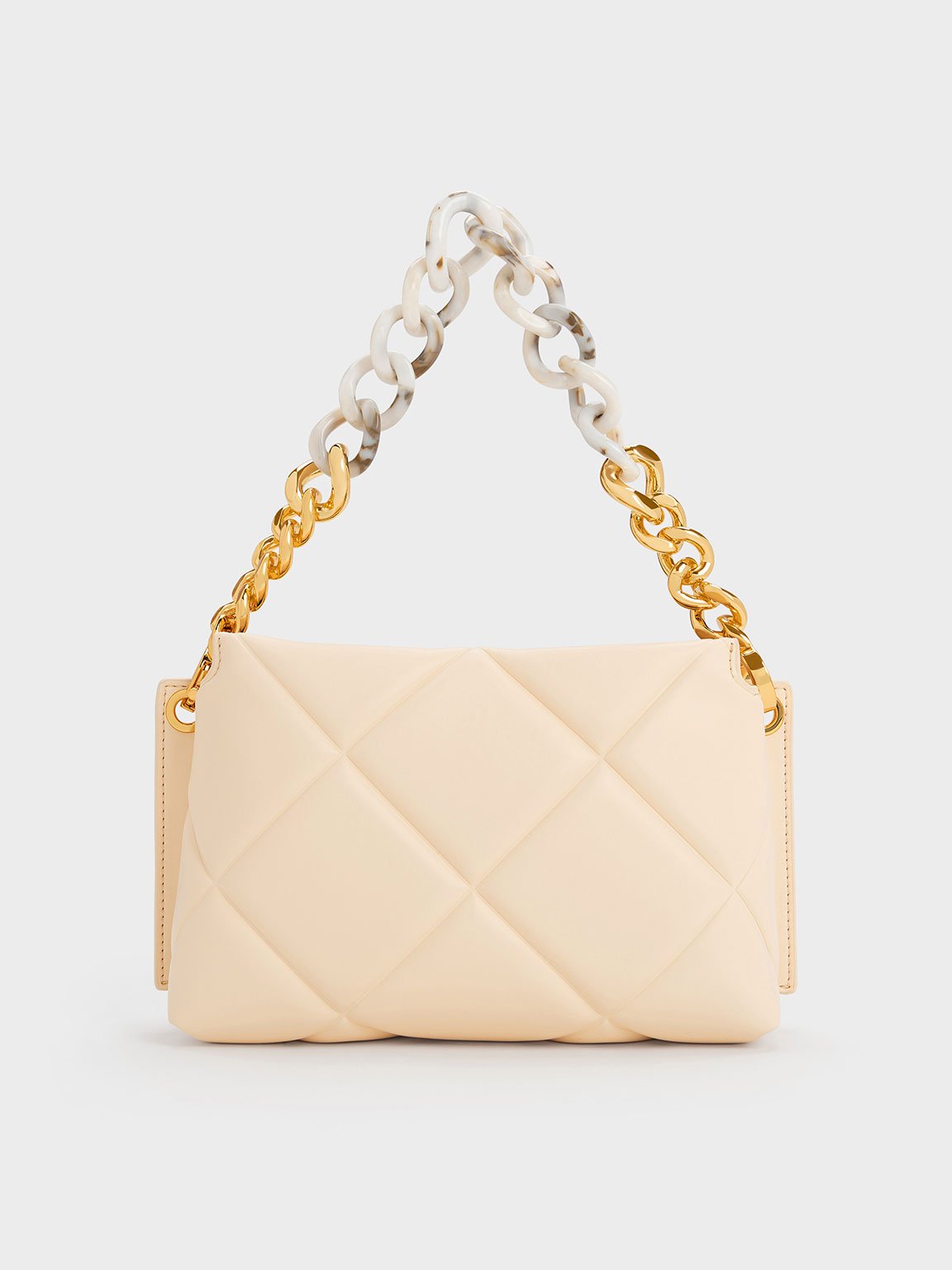 Charles & Keith - Danika Chunky Chain Padded Bag