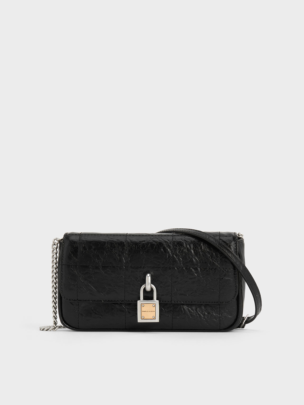 Charles & Keith - Suki Padlock Crossbody Bag