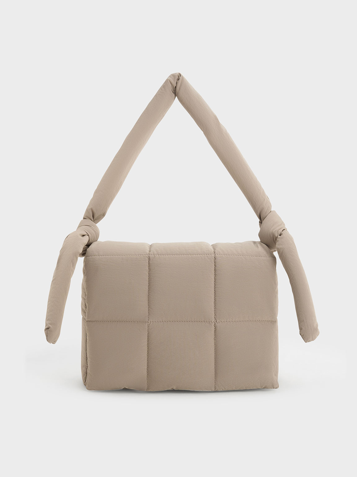 Charles & Keith - Errya Nylon Quilted Puffy Crossbody Bag