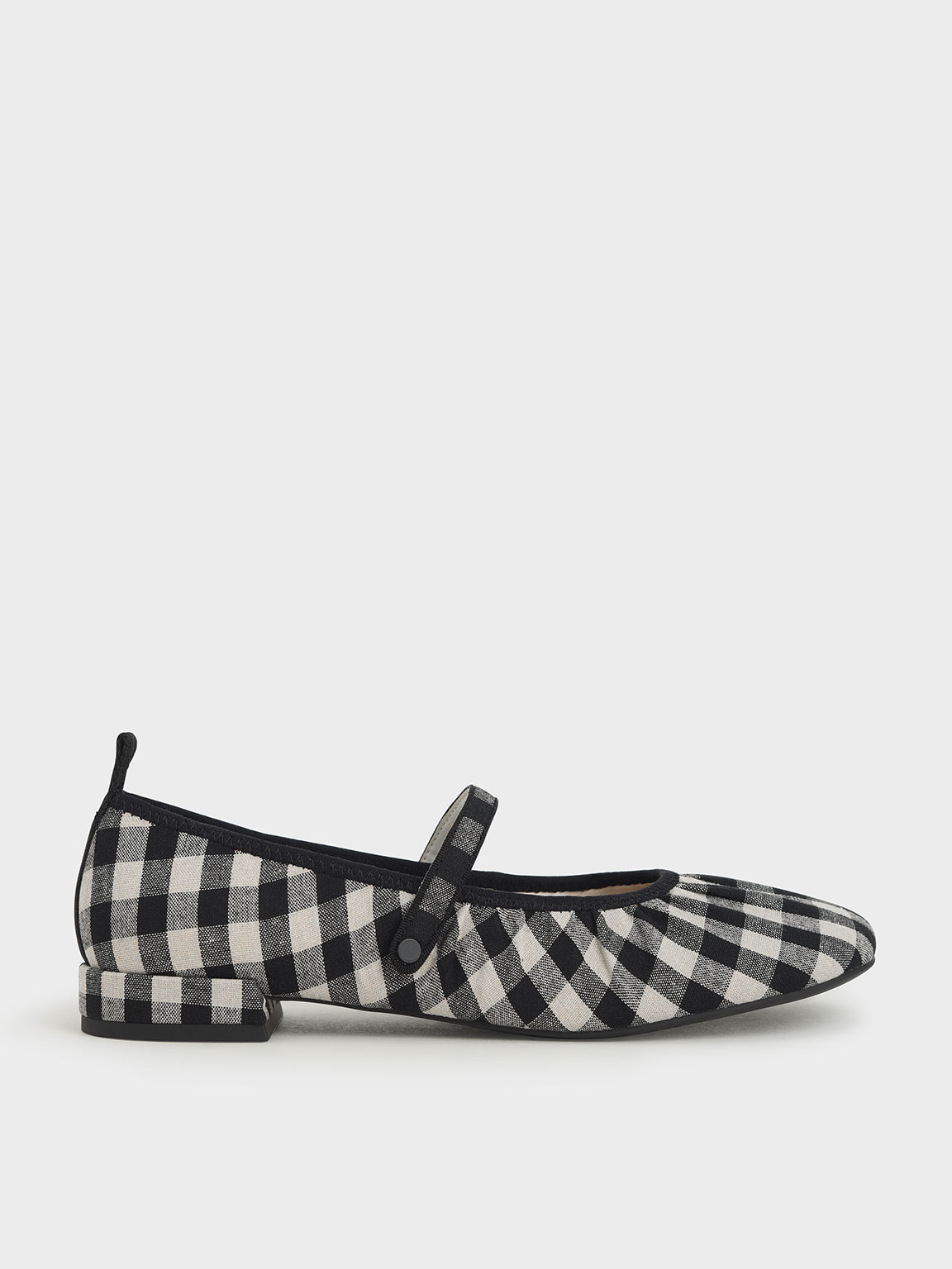 

Woven Gingham Mary Janes