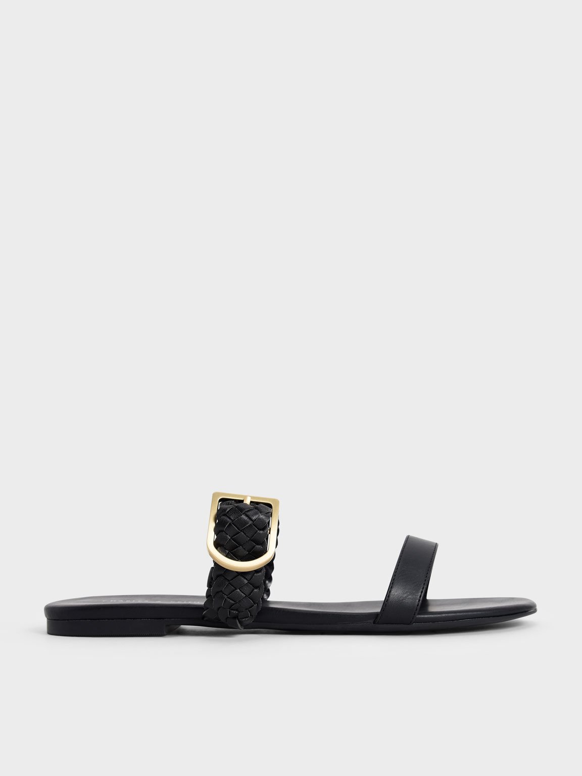 

Woven Strap Slide Sandals