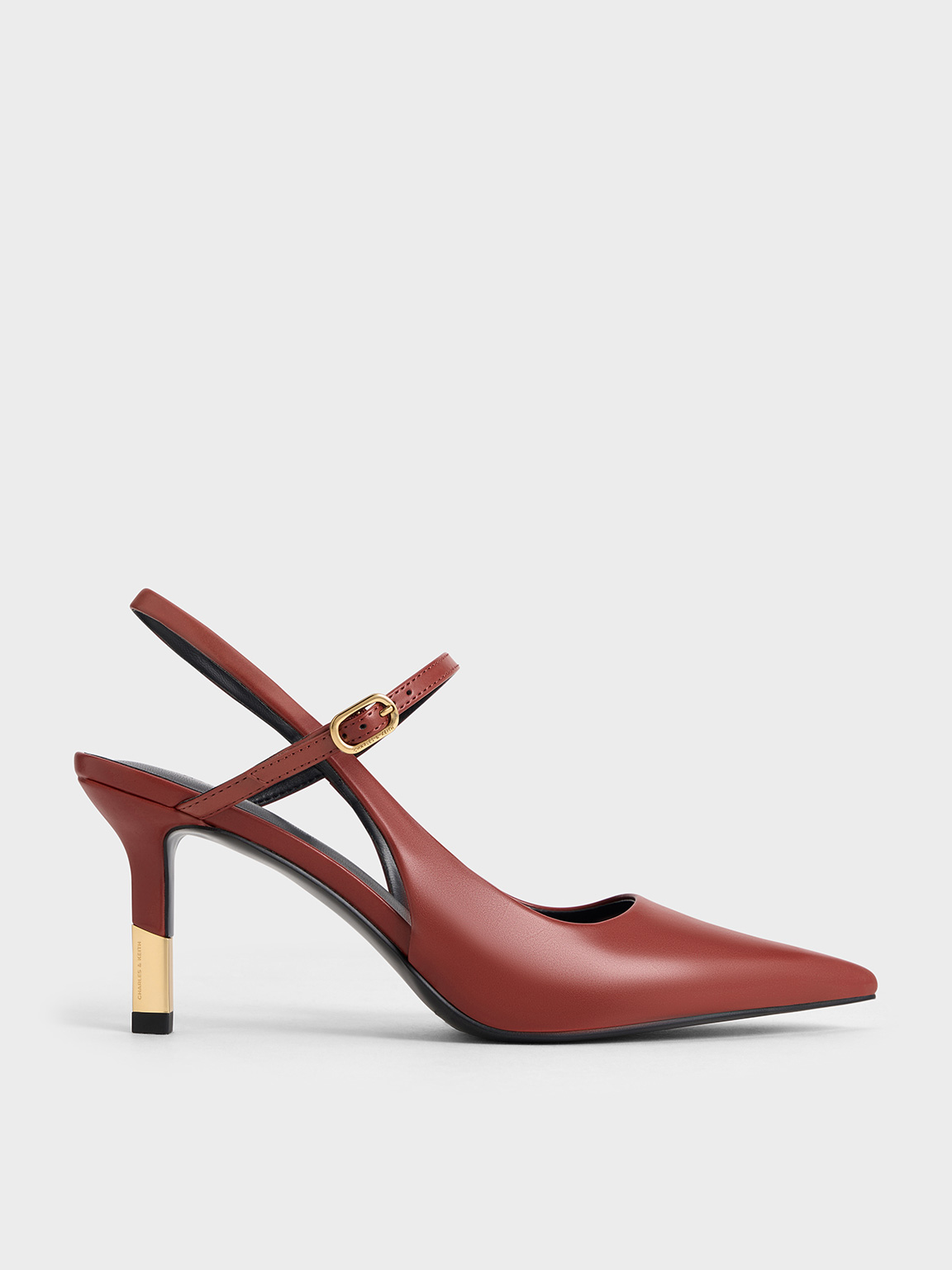 Charles & Keith - Two-Tone Heel Slingback Pumps