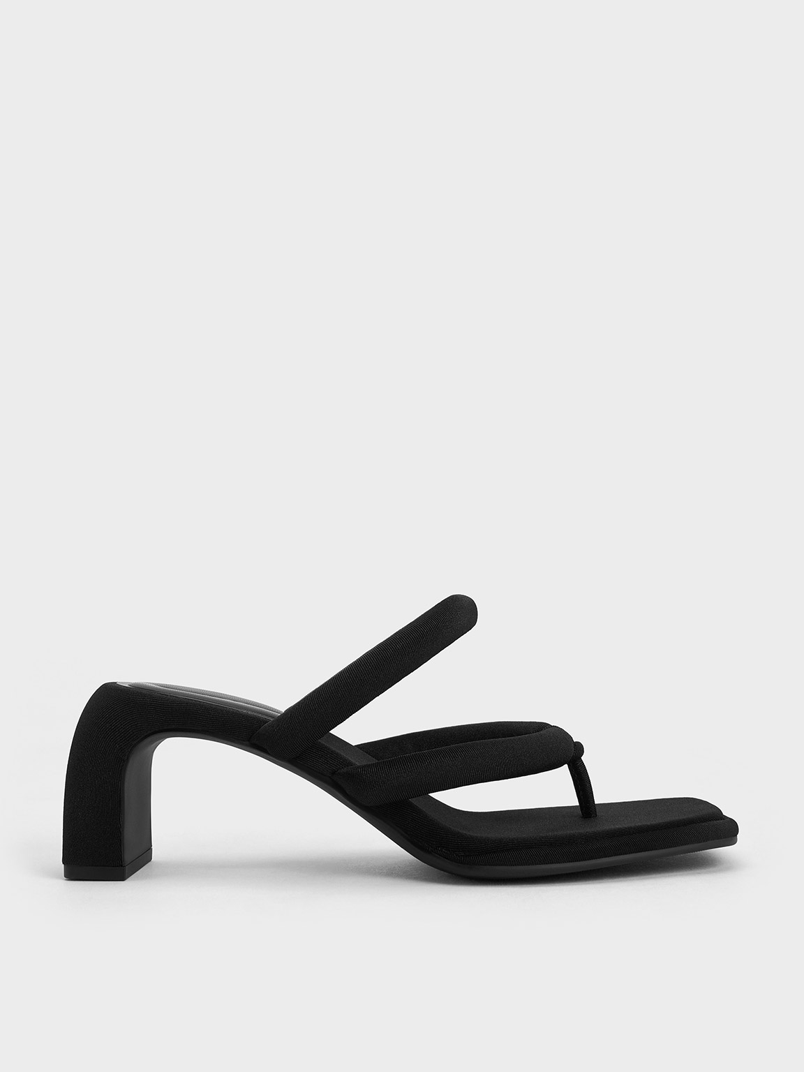 Charles & Keith - Toni Puffy-Strap Thong Sandals