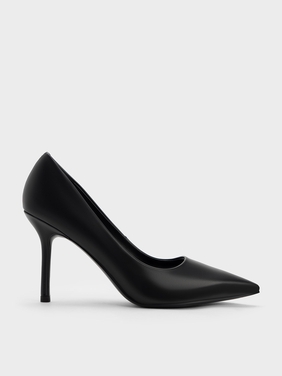 Charles & Keith Emmy Pointed-toe Pumps In Black