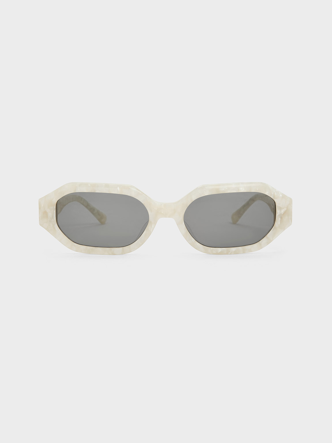 Charles & Keith - Gabine Recycled Acetate Oval Sunglasses