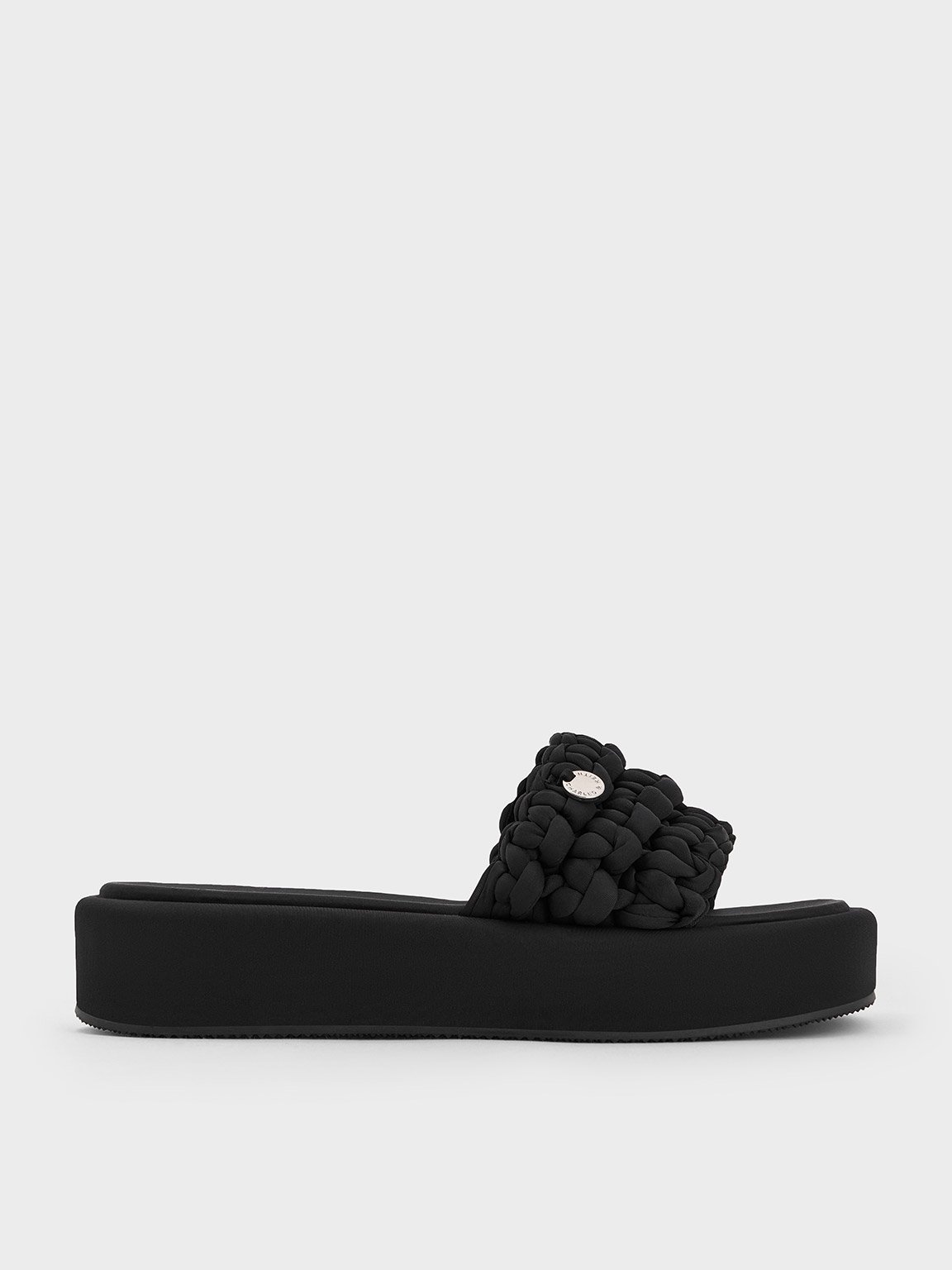 Charles & Keith - Woven Flatform Sandals