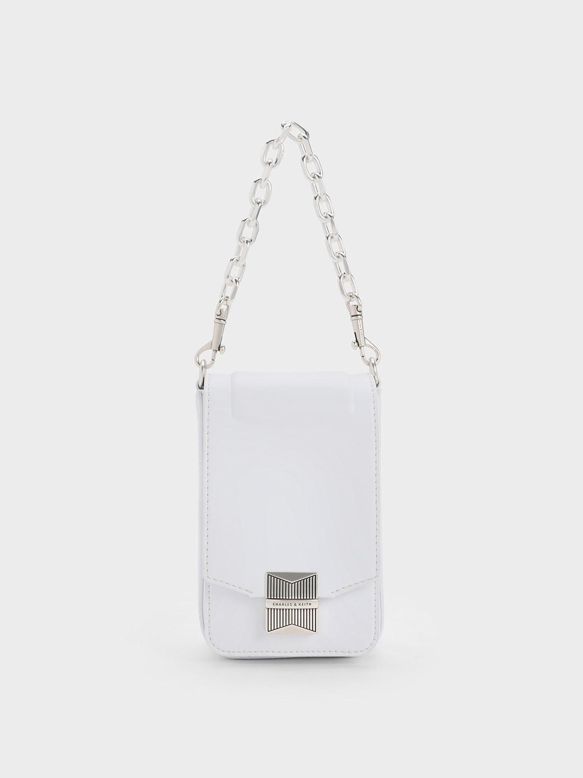 Charles & Keith - Kalinda Metallic Accent Phone Pouch