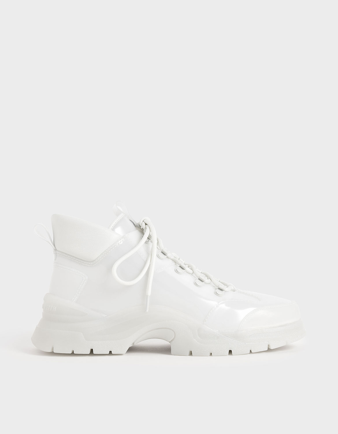 

Chunky High Top Trainers, White