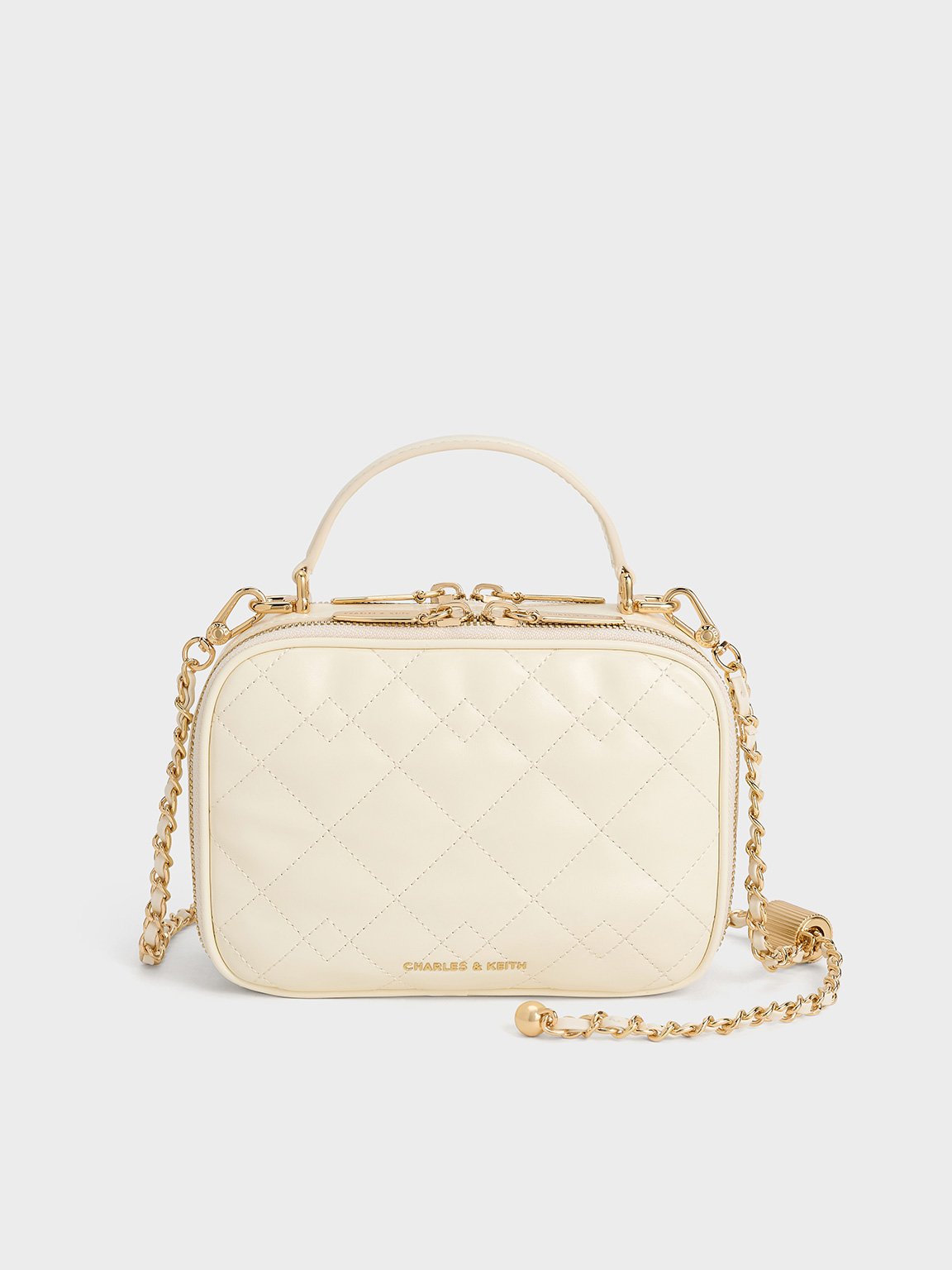 Charles & Keith - Duo Quilted Vanity Bag