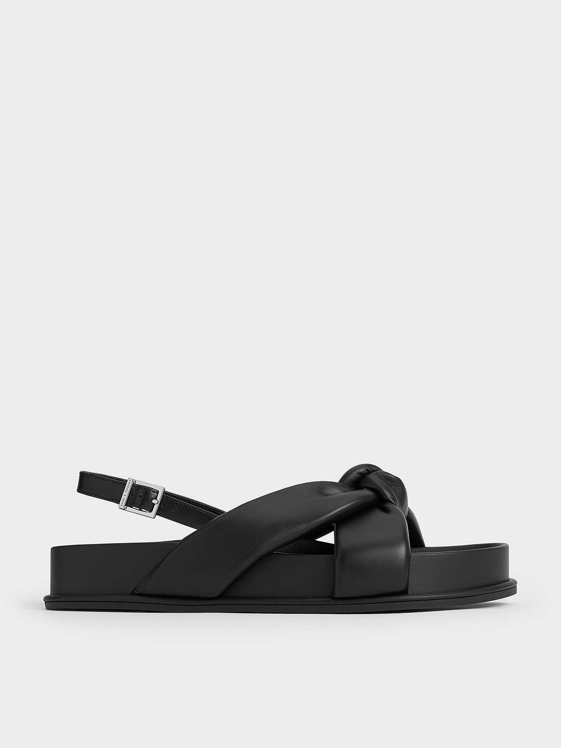 Charles & Keith - Rosetta Knotted Puffy Sandals