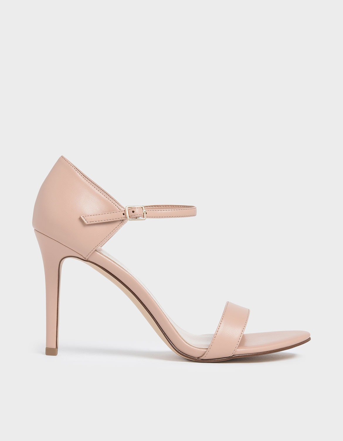 

Ankle Strap Stiletto Heels, Nude