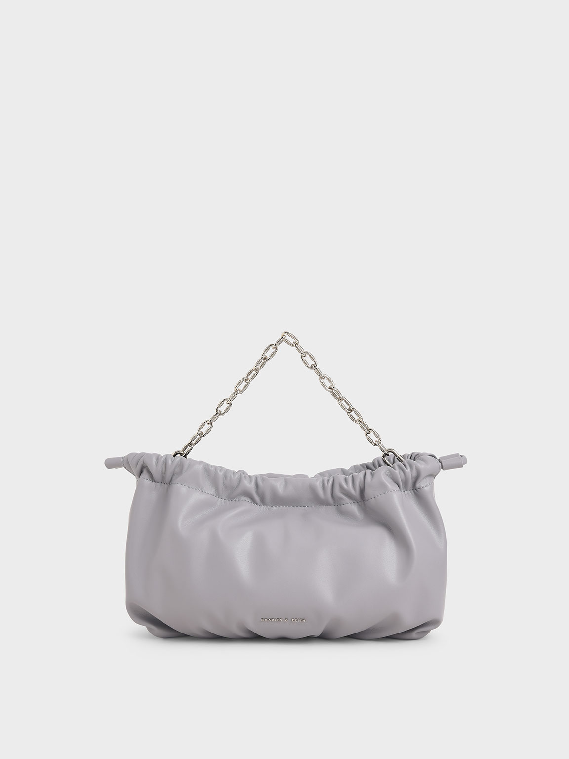 

Chain Handle Drawstring Clutch