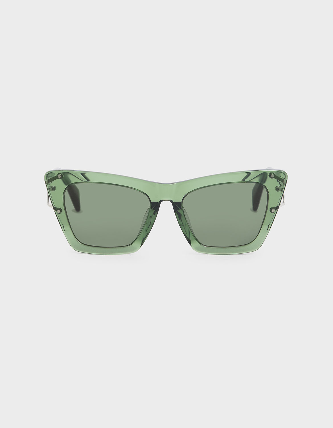 

Acetate Butterfly Sunglasses, Green