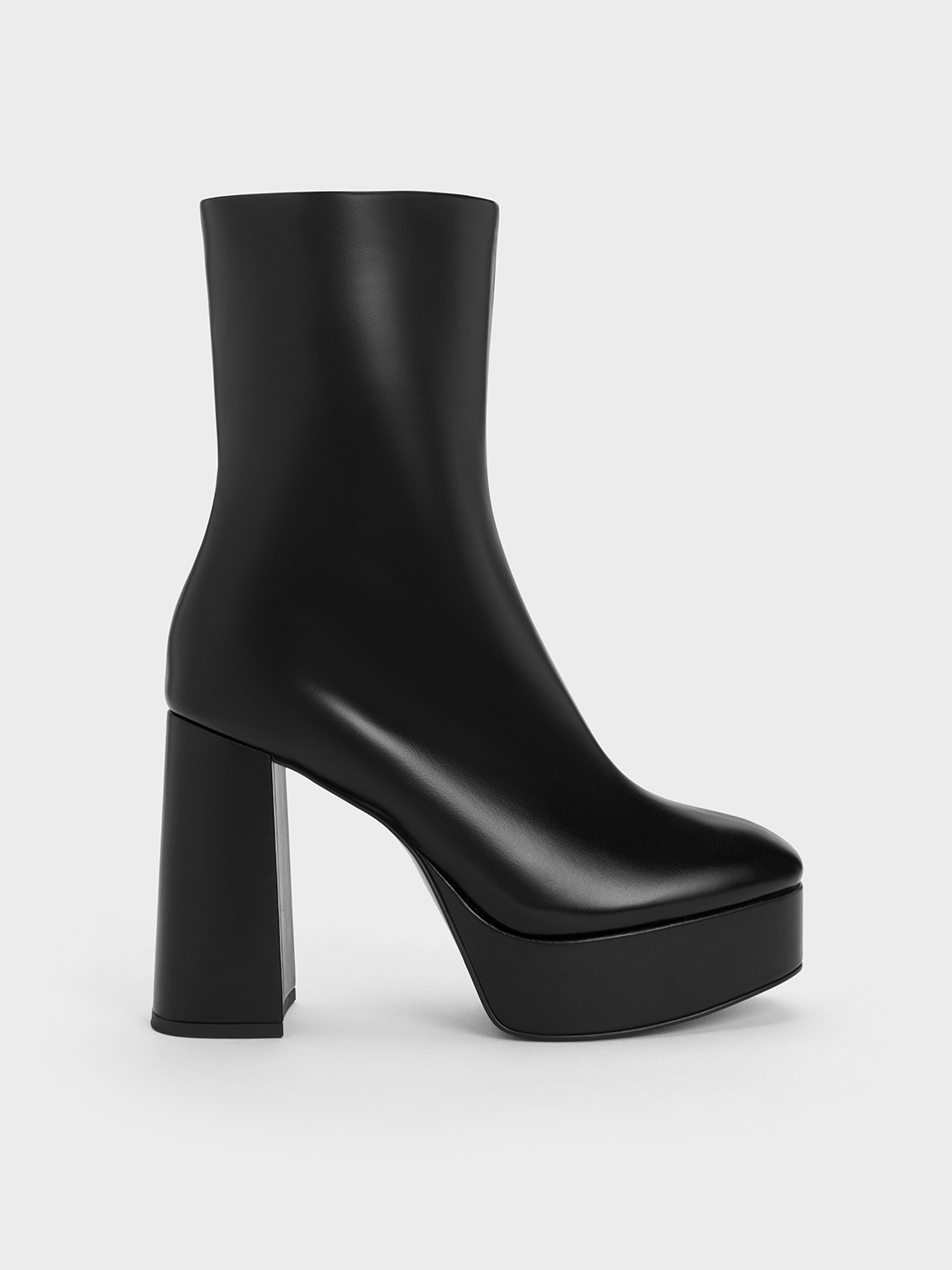 Platform heel 2025 boots uk