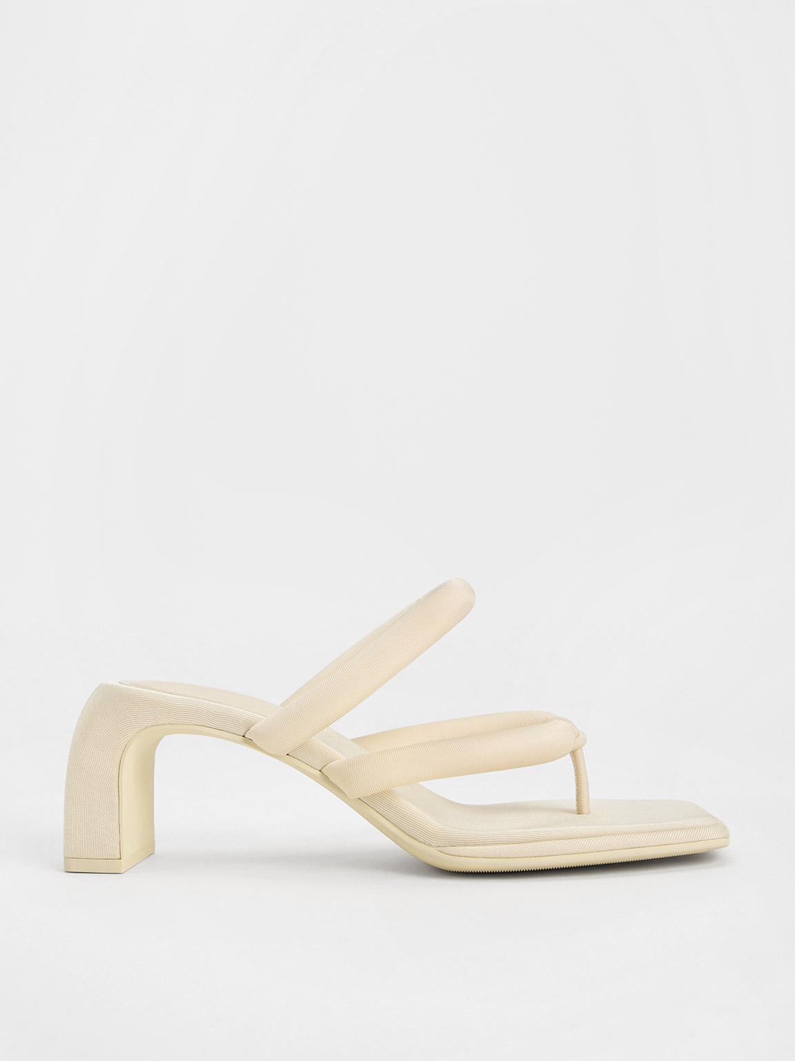 Charles & Keith - Toni Puffy-Strap Thong Sandals