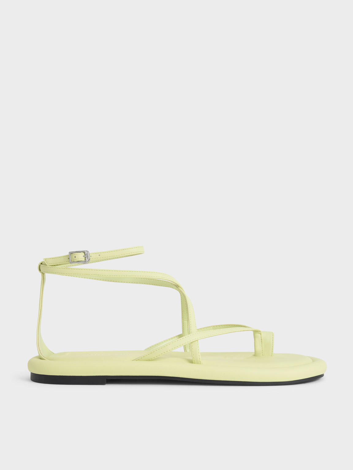 

Padded Toe Loop Sandals, Yellow