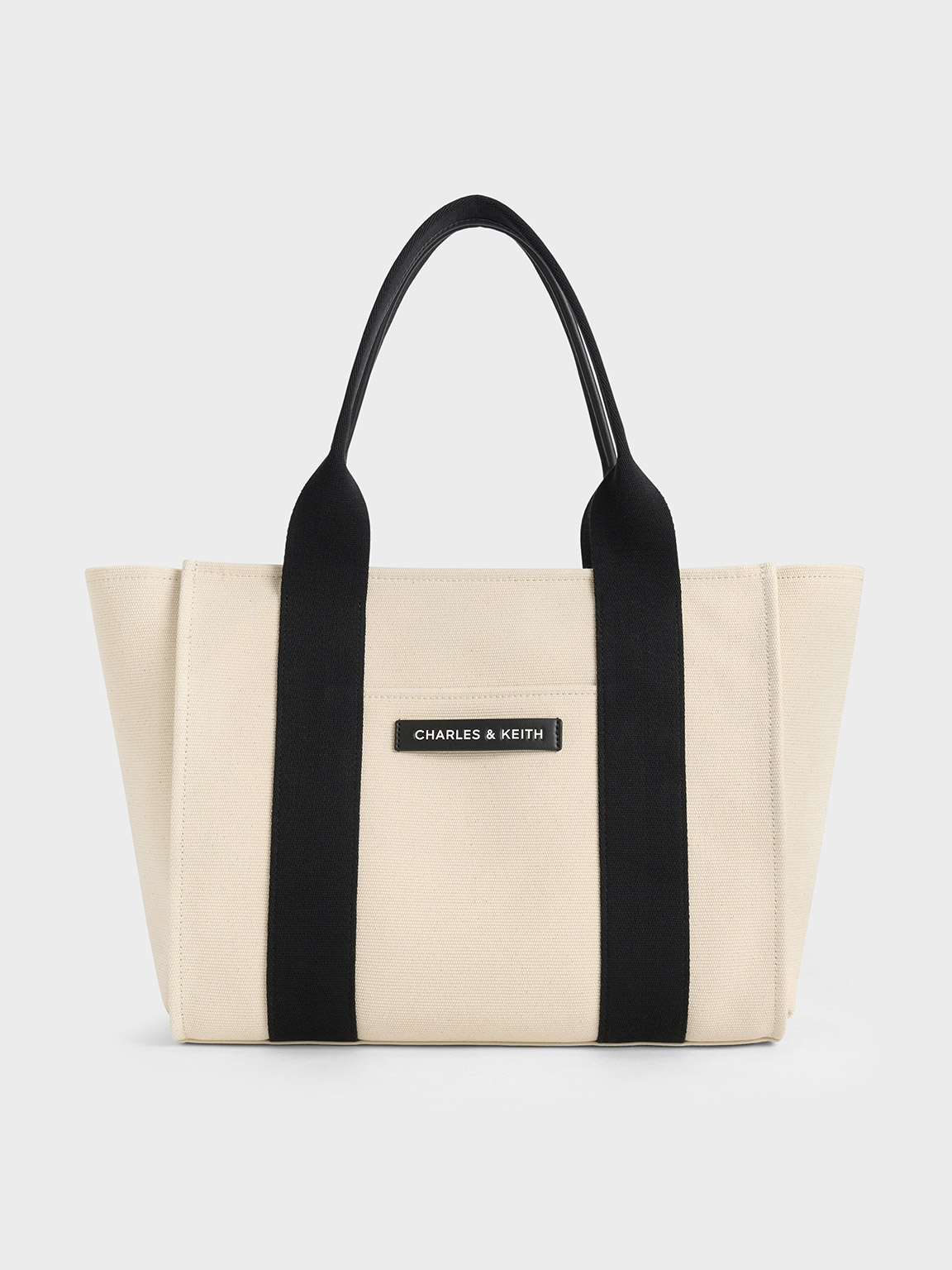 Charles & Keith - Large Kay Canvas Tote Bag